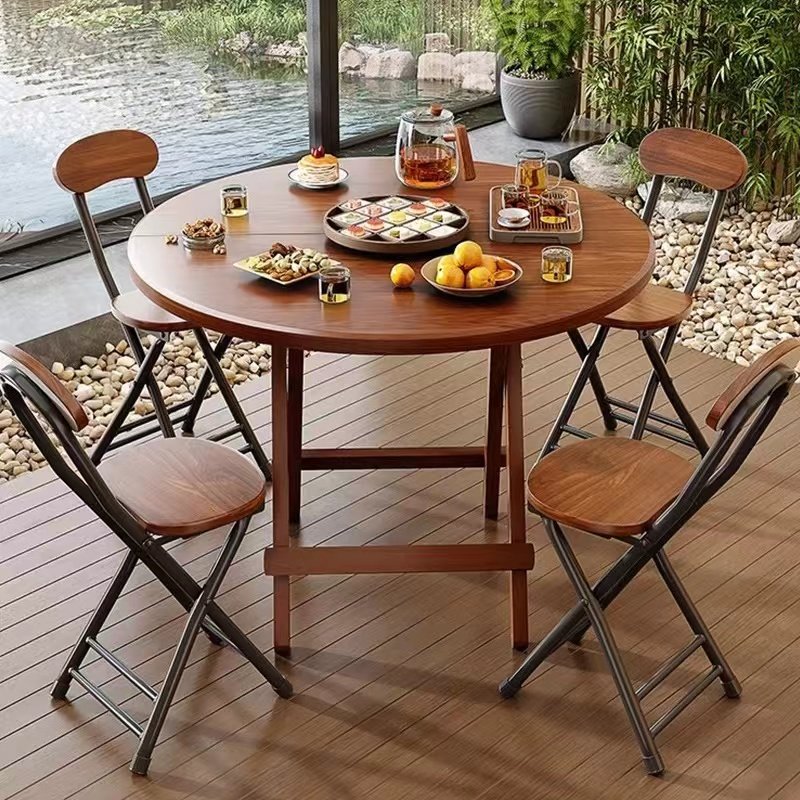 Customization Direct Deal Home Furniture Kitchen Dining Restaurant Wooden Folding Dinner Table for Dining Room