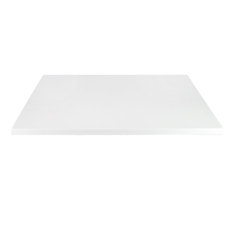 Modern 1200X800MM White Outdoor Dining Table Cafe Hotel Bedroom Furniture Werzalit Wood Waterproof Home Furniture Antique