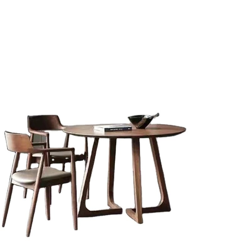China factory custom walnut dining table Wooden dining table recycled pine