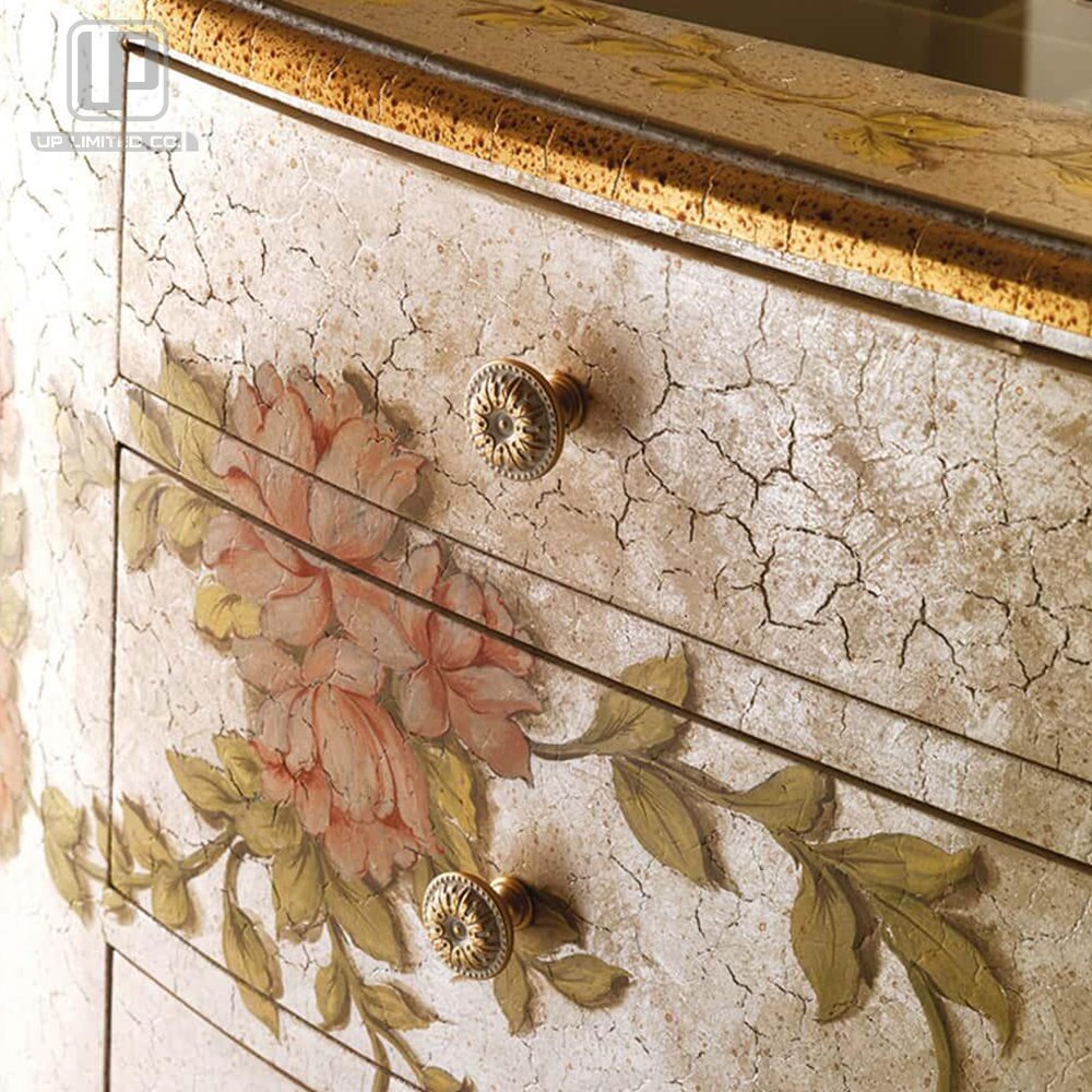 Modern Storage Bedside Table Modern Night Stand Table for Bedroom Wooden French Style