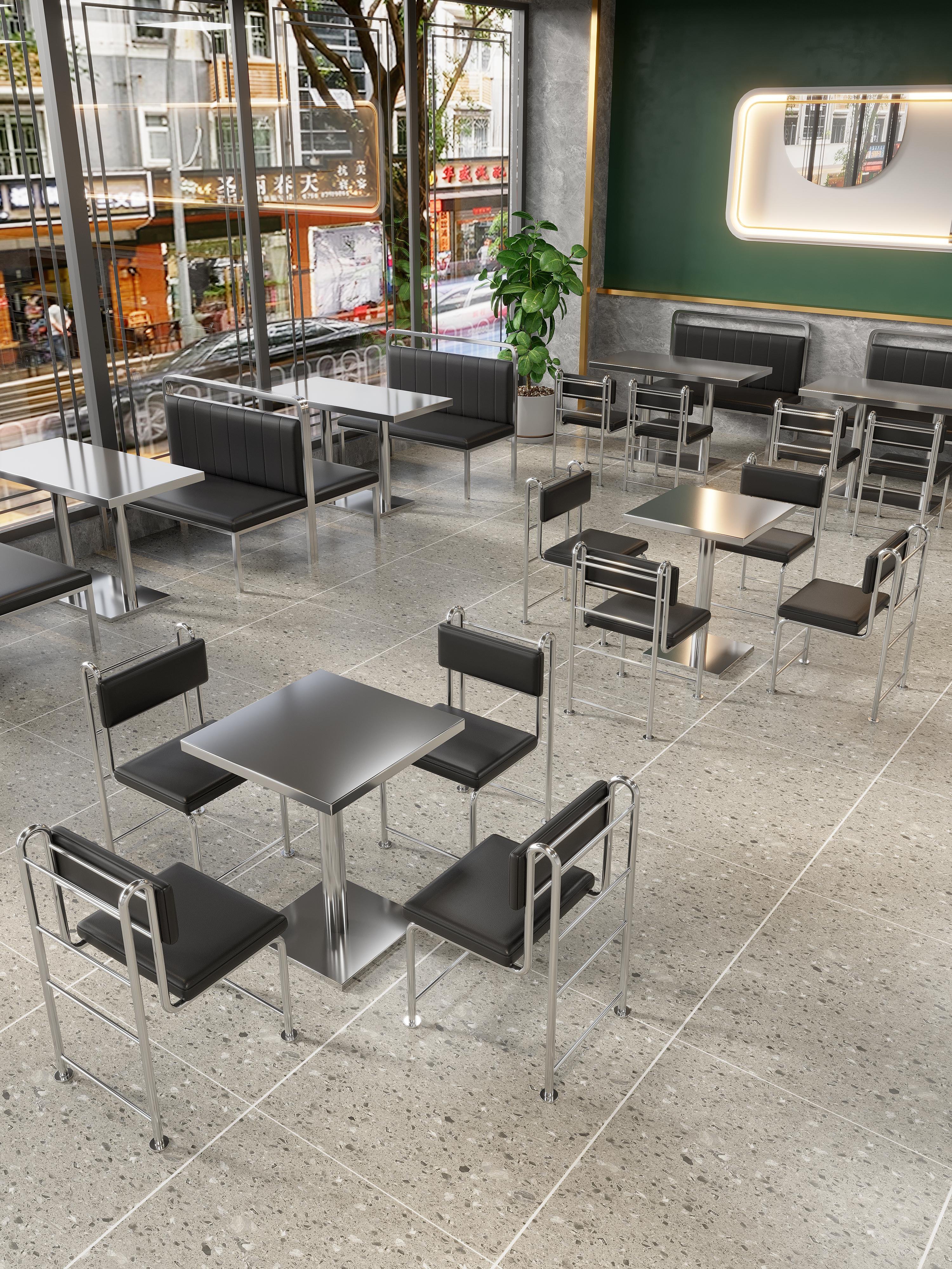 New Design Good Quality Durable Legs Robust Structure Elegant Curves For Long-Lasting Beauty Stainless Steel Round Table