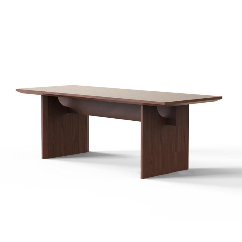 Modern Luxury Design Rectangular 6-Seater Solid Wood Dining Table Set for Home or Hotel for Kitchen or Dining Room Furniture
