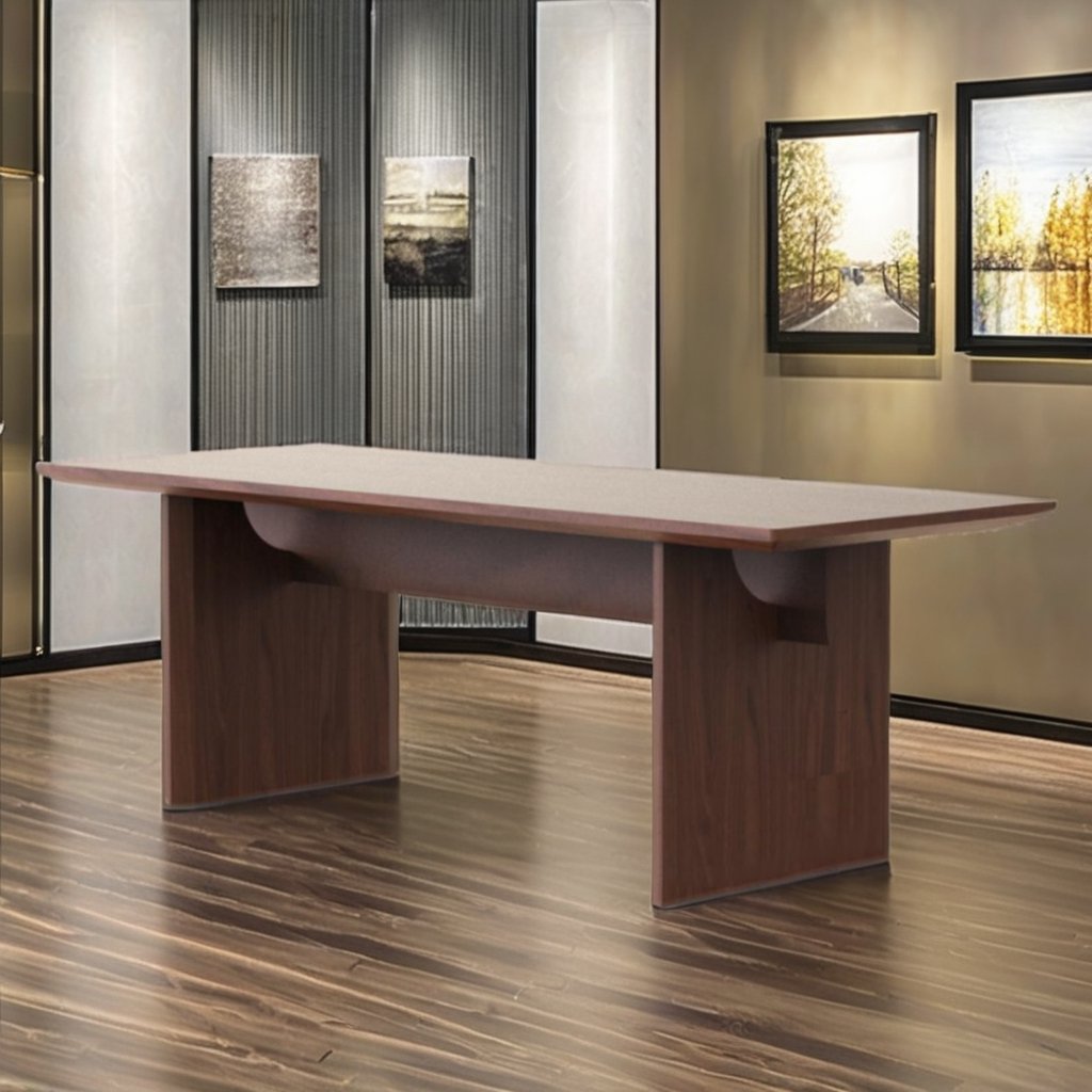 Modern Luxury Design Rectangular 6-Seater Solid Wood Dining Table Set for Home or Hotel for Kitchen or Dining Room Furniture