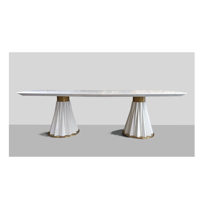 Various good quality marble modern rustic dining table