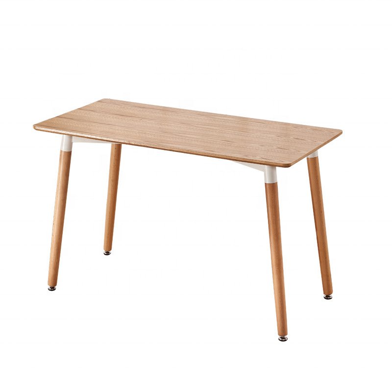 Simple Design Square Table Elegant with Wood Leg Restaurant Table Dining Table