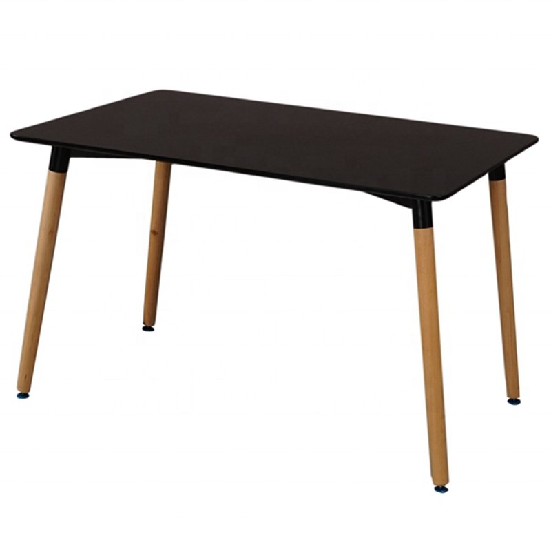 Simple Design Square Table Elegant with Wood Leg Restaurant Table Dining Table
