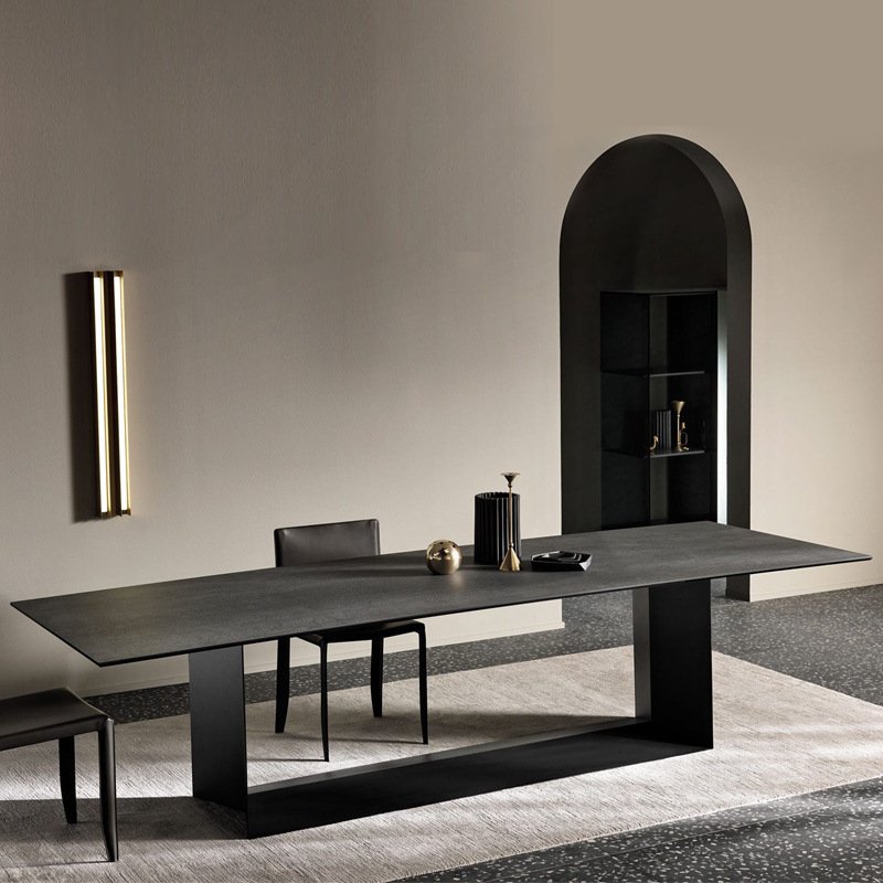Luxury Home dining furniture carbon steel modern dining table table dinner dining luxury dinner table for home restaurant