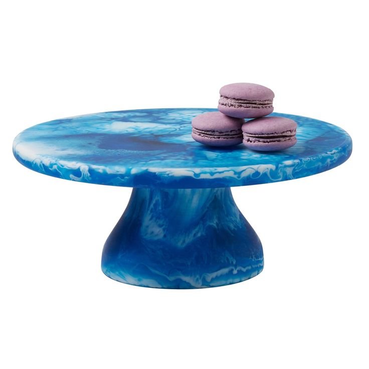 Unique Designable Resin Cake table for birthday party with customized shape and size Handmade various colors Resin cake table