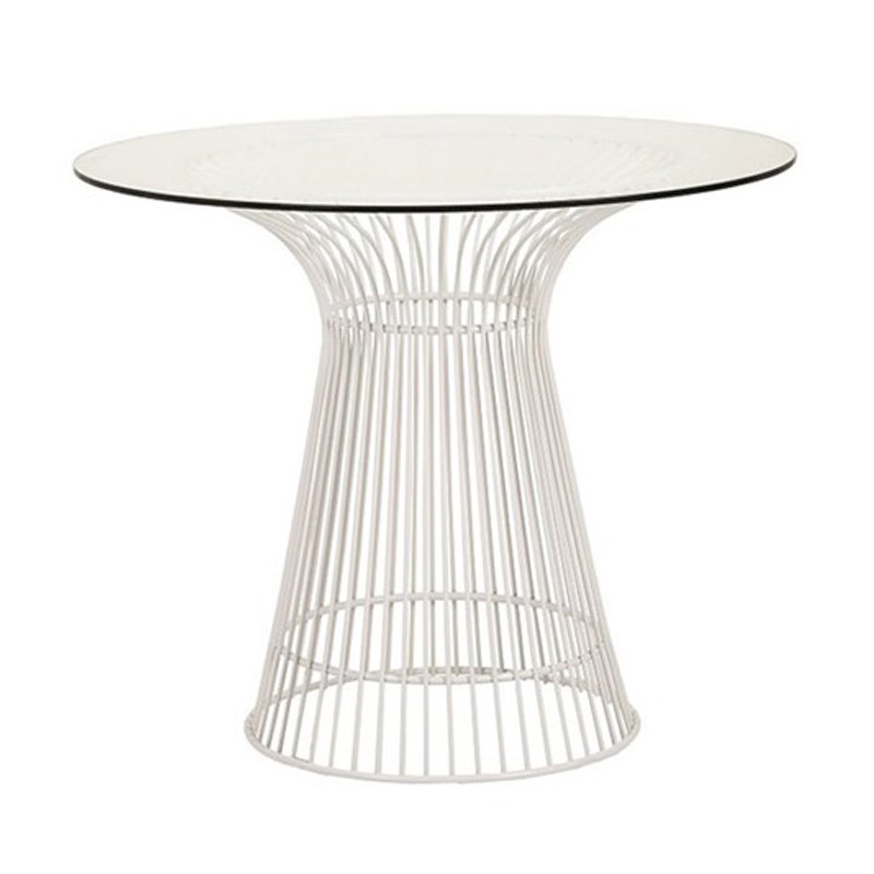 Good Looking Round Glass Coffee Table 800*800 Glass Bar Table for Restaurant