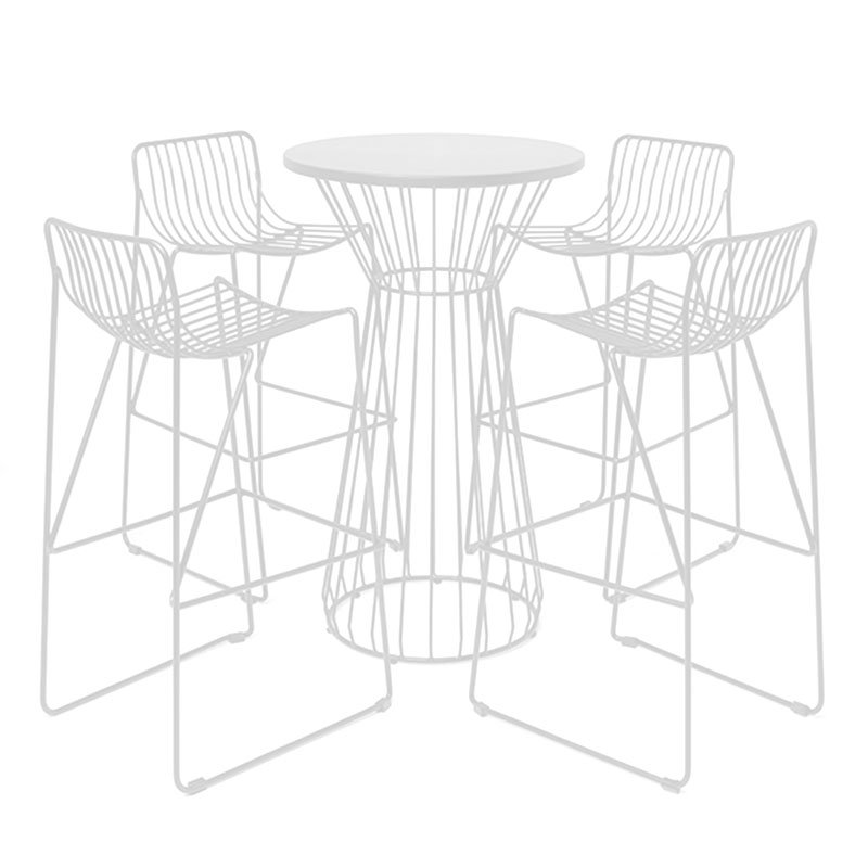 Good Looking Round Glass Coffee Table 800*800 Glass Bar Table for Restaurant