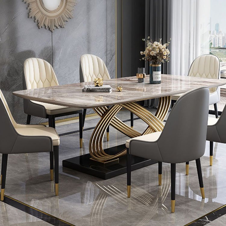 modern marble dining room table chairs set of 4