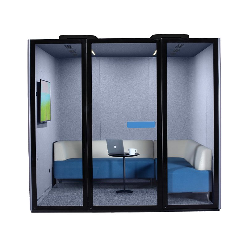Winpod C POD 2.0 Office Pods Premium Quality Acoustic Phone Booth Modern Design Steel Indoor Use Hotel Bedroom Optimal 6 People