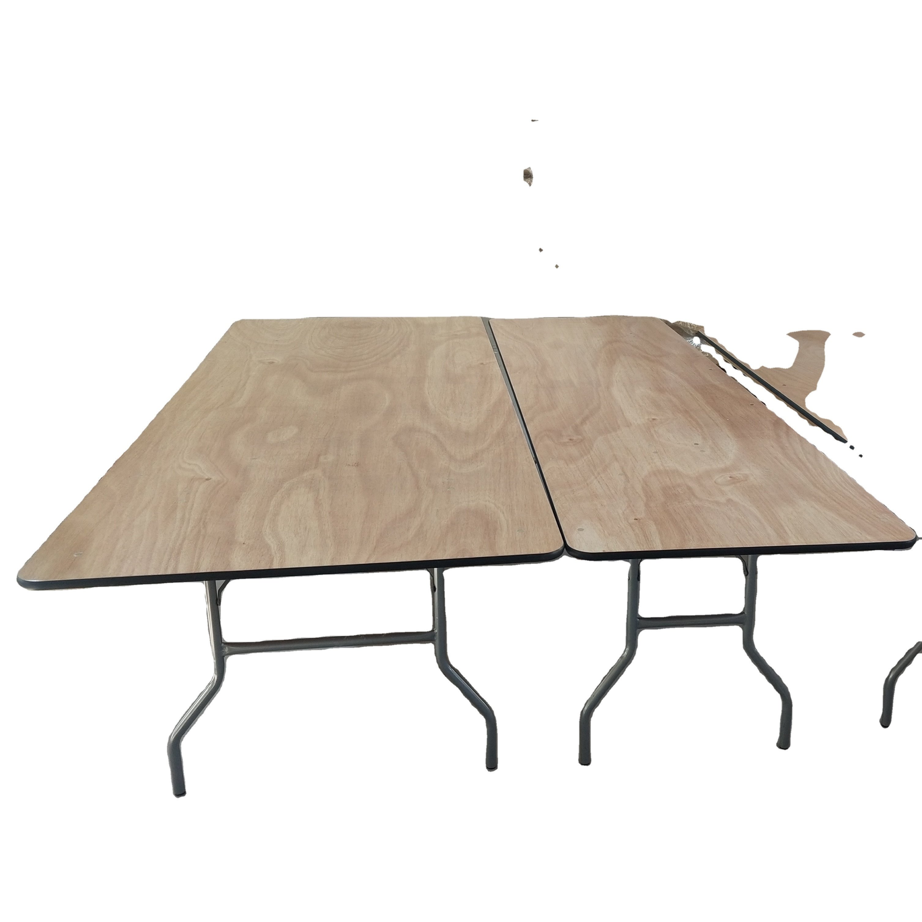 Modern unique rectangular shape wood dining table rectangular dining
