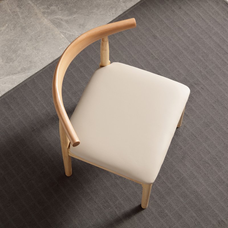 Classic America style hotel solid wood cow horn chair Wood new Restaurant Dining chair
