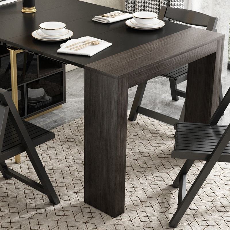 mesas de comedor Extendable Dining Table Wooden Folding Dining Tables for Dining Room Sets Restaurant Furniture