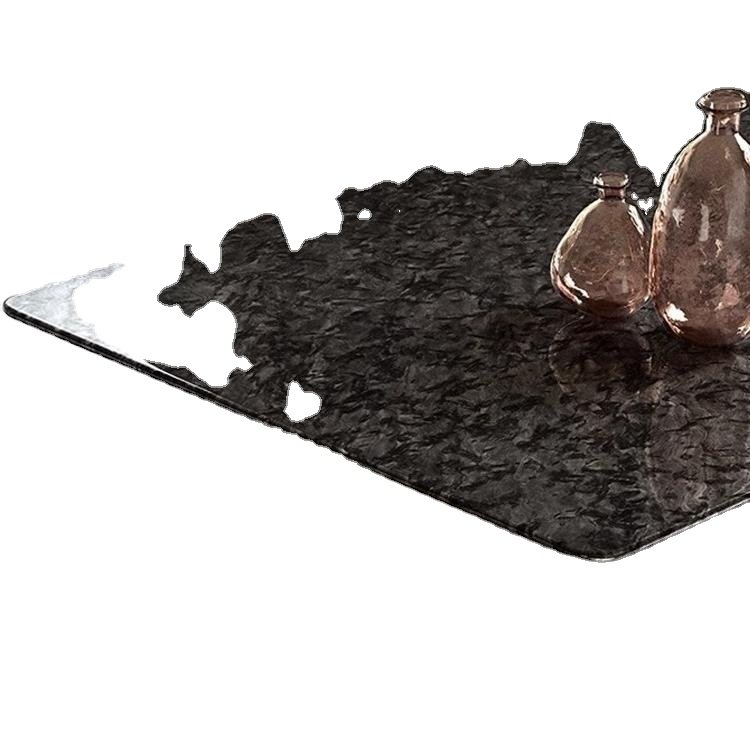 HJ HOME Luxury Dining Table Creative Wooden Base Orbit Table By Natis Sintered Stone Marble Console Table Executive Desk