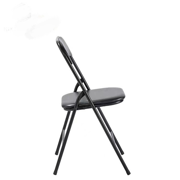 Wholesale Cheap Designer PU Leather Cushion Modern Metal Folding Table and Chairs sets for Events