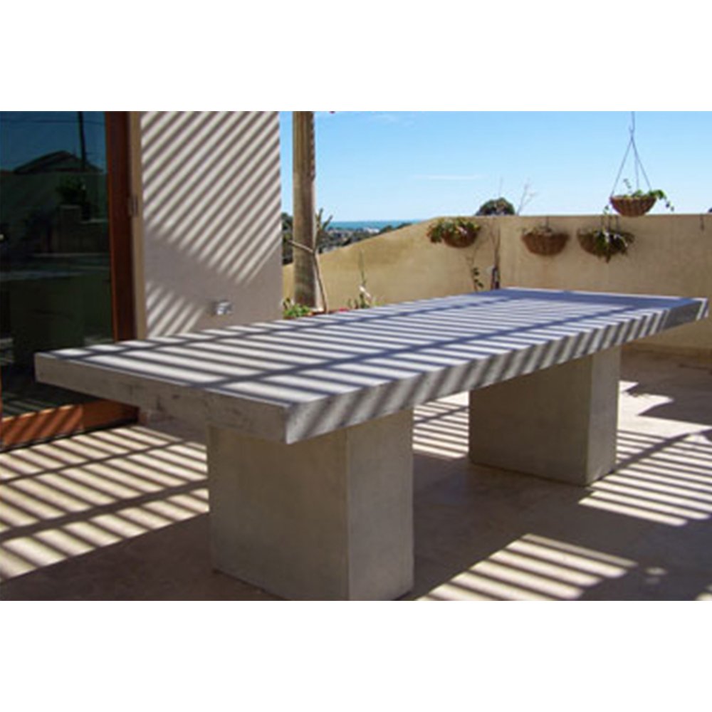 The factory specializes in providing high quality concrete dining tables at good prices made in Vietnam