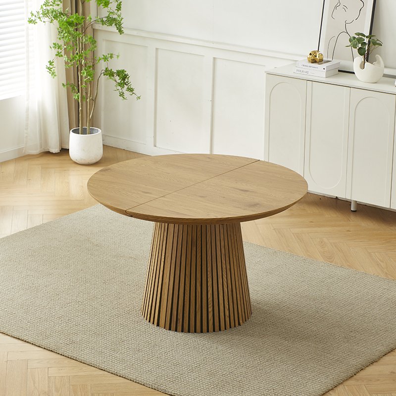 Living Room Table Set Modern Home Kitchen dining table Set Wooden Extendable Wood dining table 6 Seater