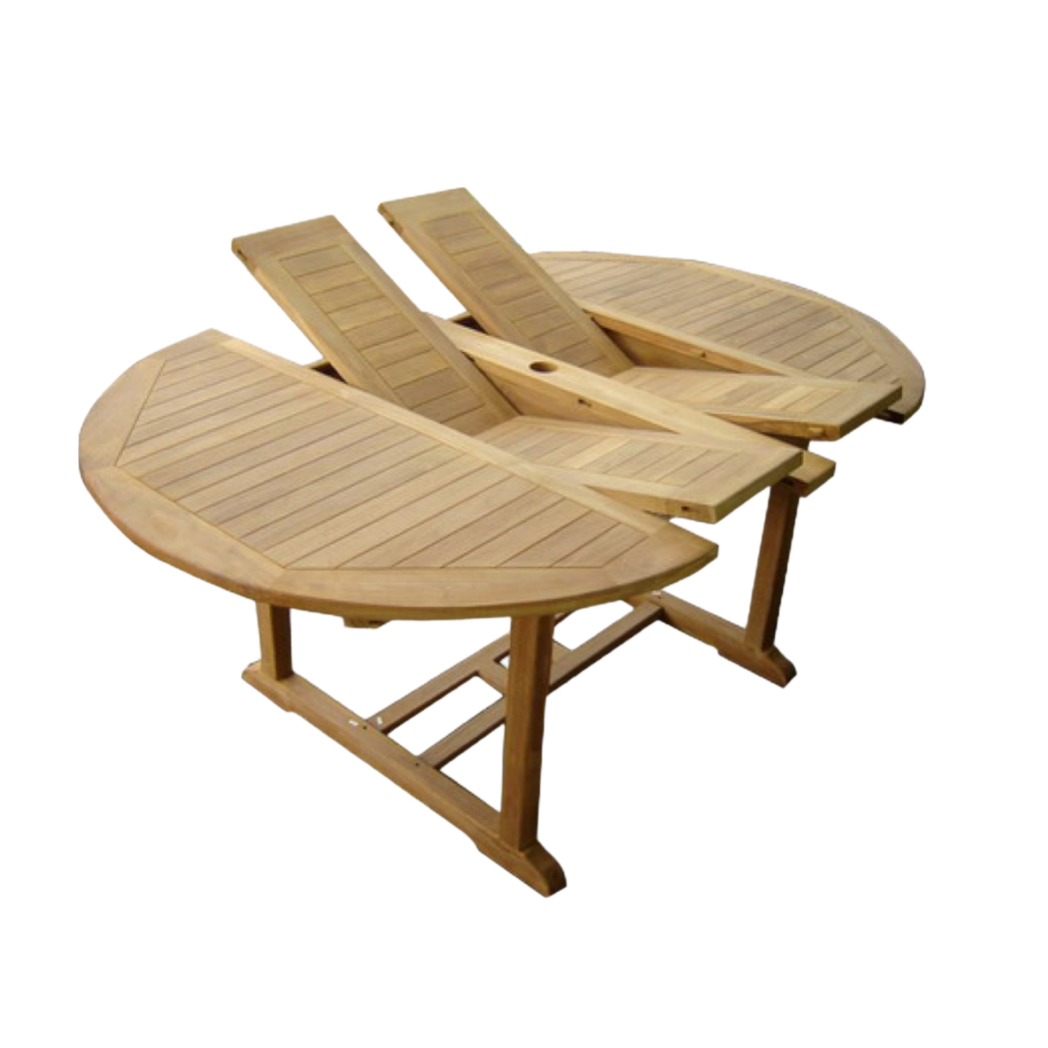 Highest Quality Outdoor Table Round Double Extension Table Durable Furniture For Outdoor Garden