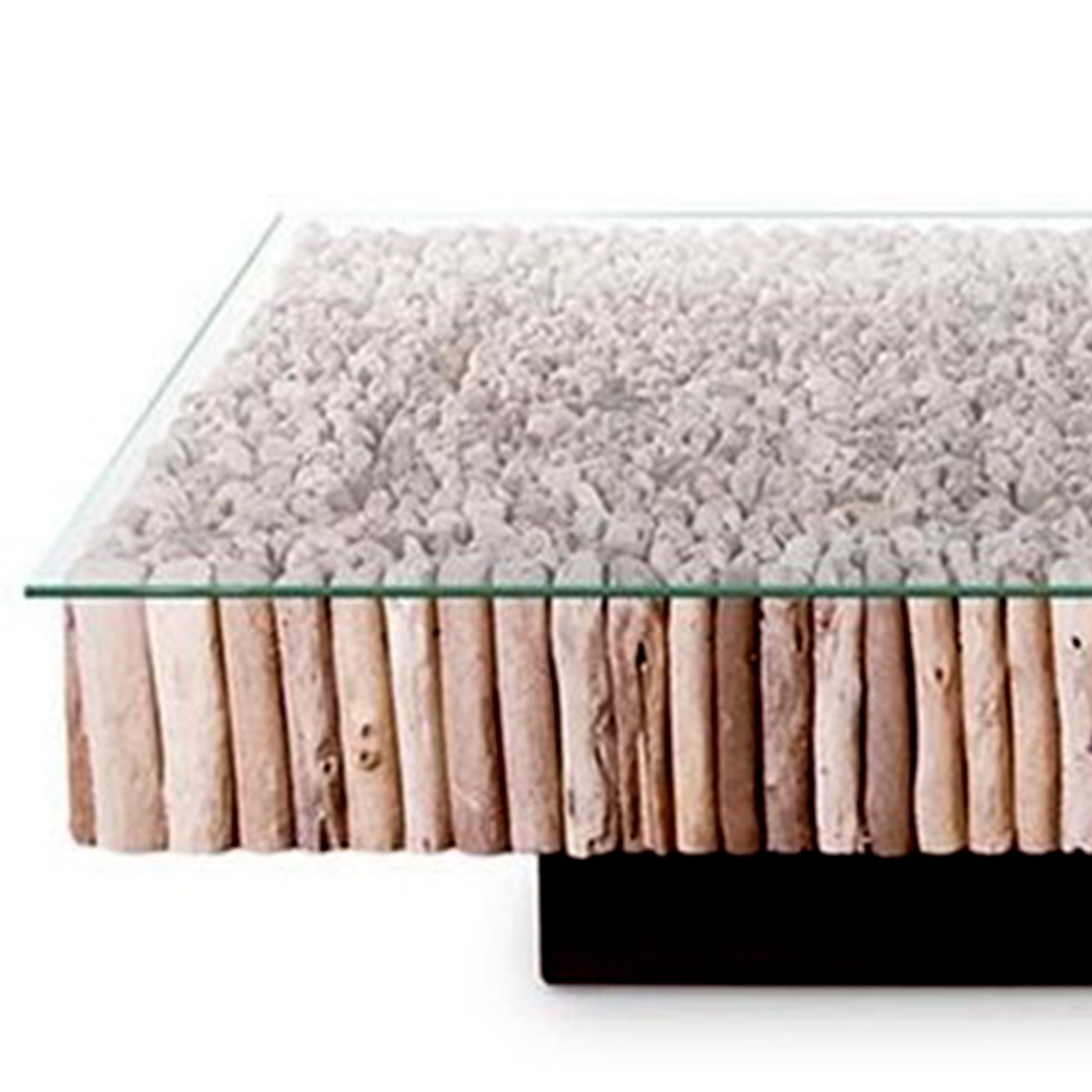 Modern Farmhouse Dining Table High Quality Glass and Solid Wood Elegant Farmhouse Furniture for Hotels and Homes