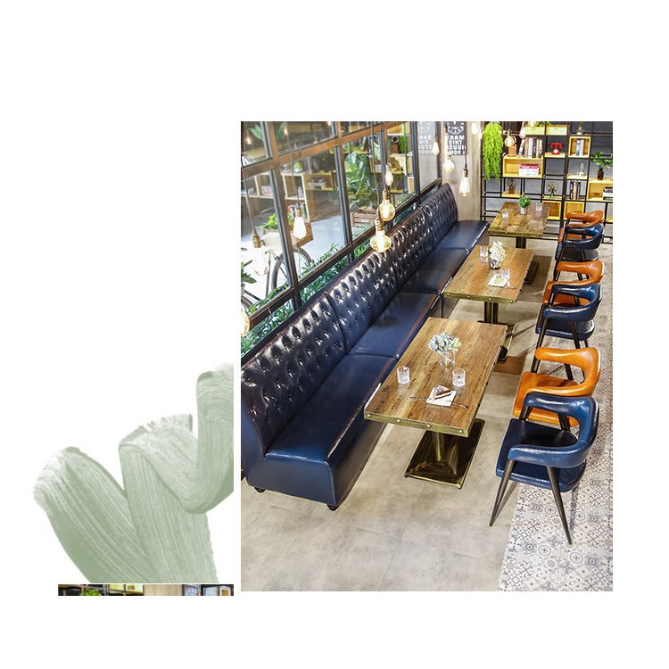 wooden table and chair combination Square wood restaurant dining tables DT140