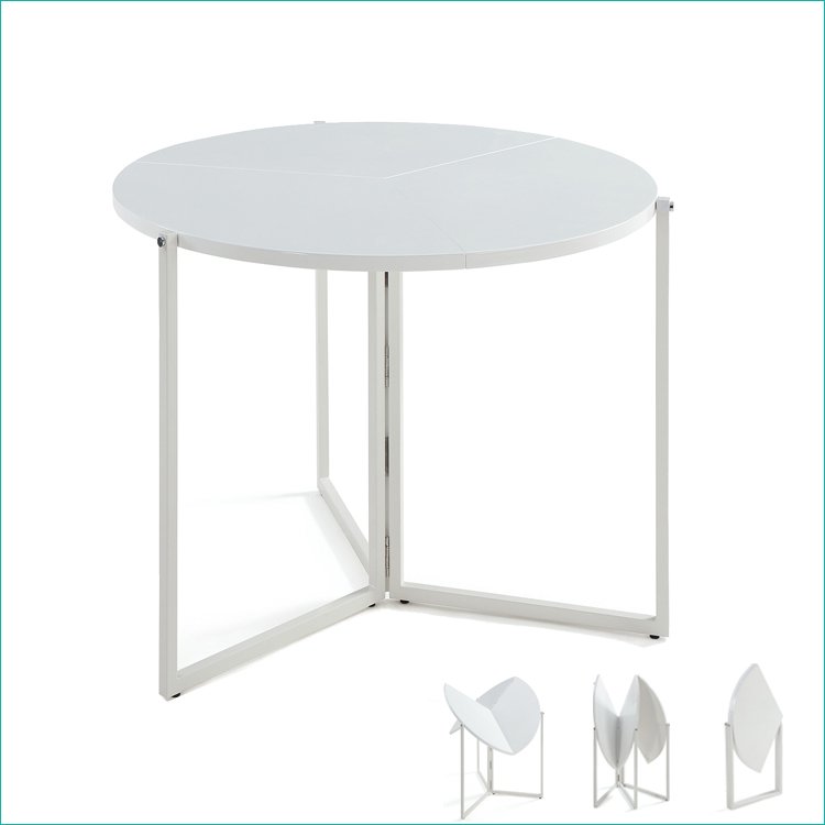 Adjustable round Foldable Dining Table for Apartment Party Use Furniture Model Number Fold Table