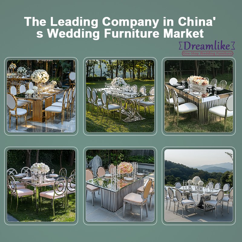Wedding Table Stylish Hotel Furniture for Parties and Events Stainless Steel Wedding Tables Rectangular Glass Table