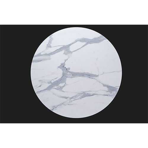 Factory Wholesales Modern Duncan round Table Faux Marble Dining Room Furniture Set Made of Oak