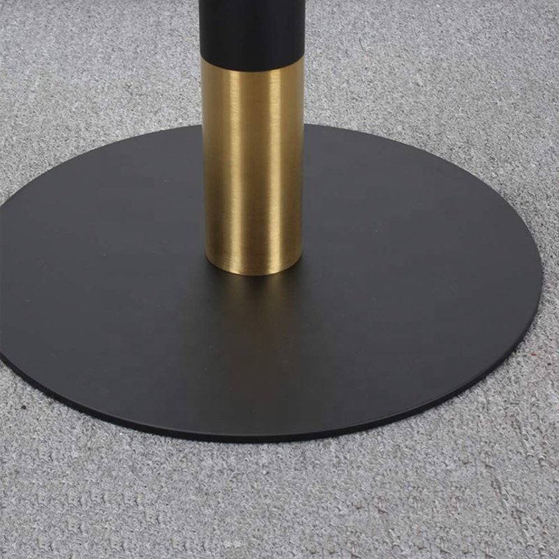 Clashing Contrasting Colors Metal Dining Coffee Table Base Restaurant Hotel Home