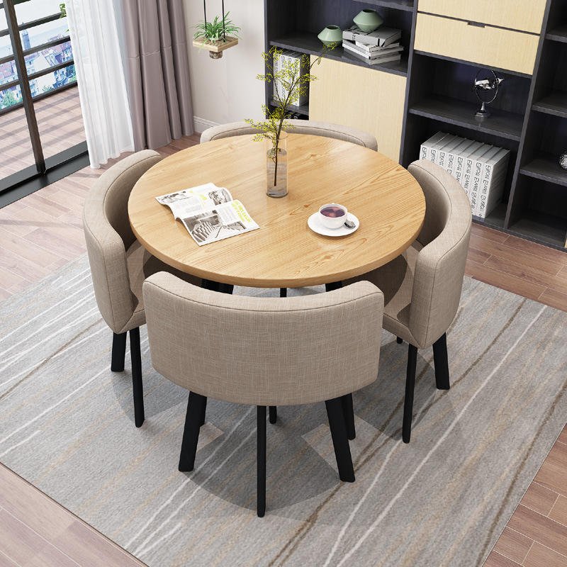 Factory Director Sales Dining Room Furniture Table With 4 Chairs For Restaurant Dinning Table Set