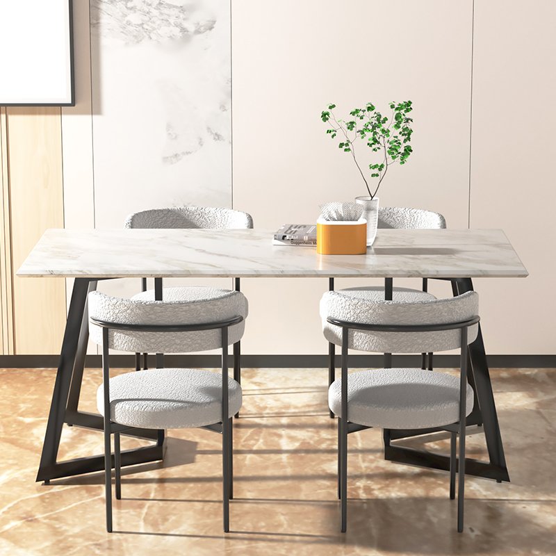 Dining Table And Chair Set Home Living Furniture Mdf Top Dining Table Set 6 Chairs