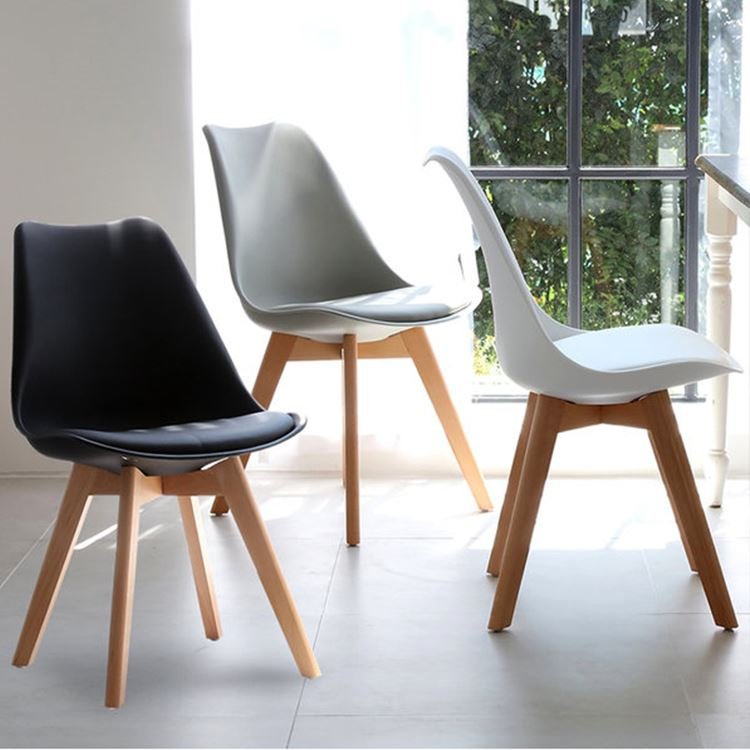 Wholesale Nordic Dinner Set mesa de Comedor 4 Sillas Modern Wood Circular White MDF Round Cafe Kitchen Dining Table with Chair