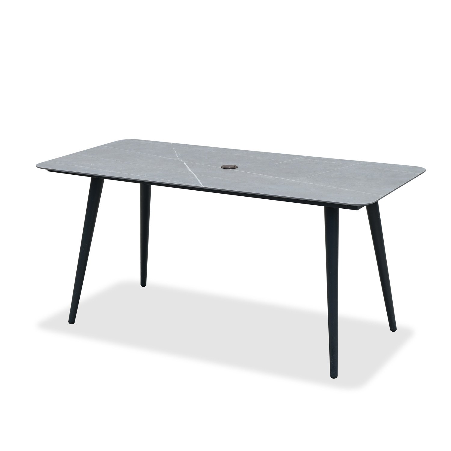 Modern Wooden Dining Table Household Restaurant Office Banquet Home Bar Leisure Negotiating Iron Meeting Coffee Table