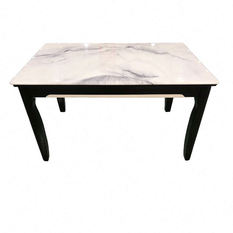 Factory Price Modern Dining Table Designs Living Room Furniture Industrial Wooden Dining Table Set