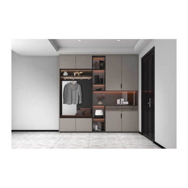 Hot sale entrance table with the cabinet modern shoe cabinet by entrance door white gold entrance cabinet