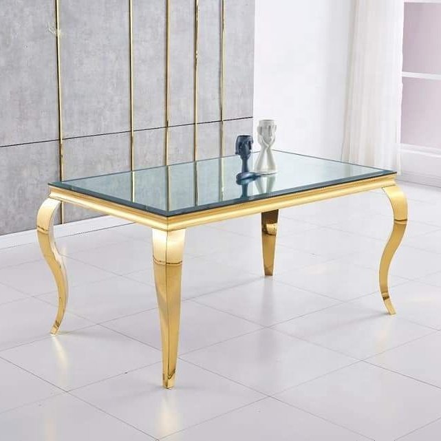 Modern Stainless Steel Hotel Furniture Dining Table For Wedding Events Suppliers