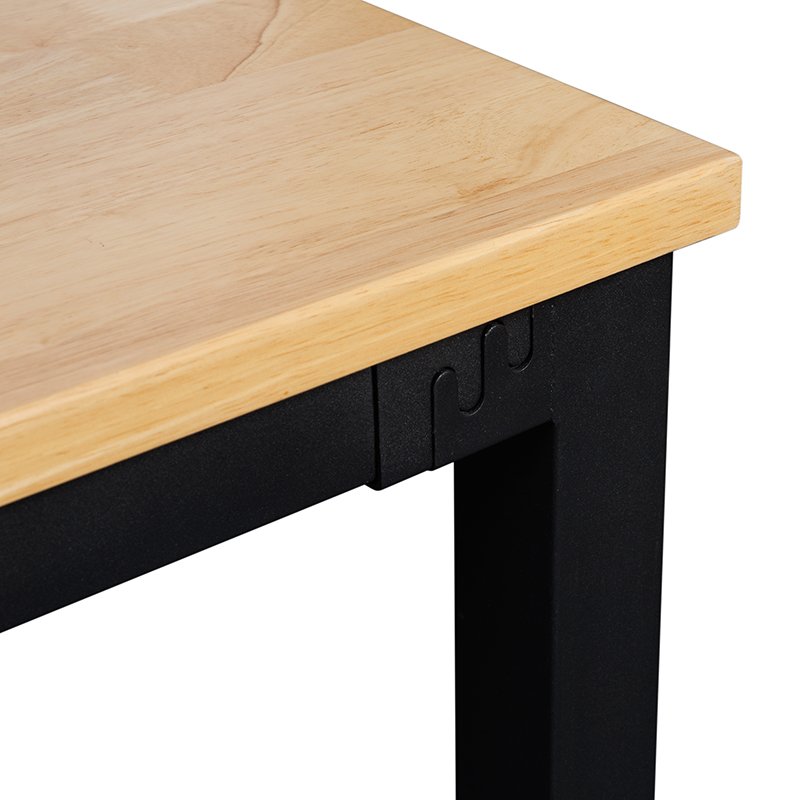 Best New Simple dining table With Solid Wood lift tables and metal crafts Legs outdoor tables dining room sets For living room