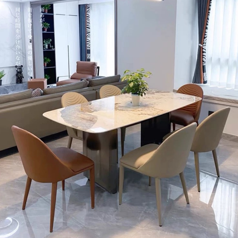 2024 hot selling dining sets new design Rock table top the star of the bargain