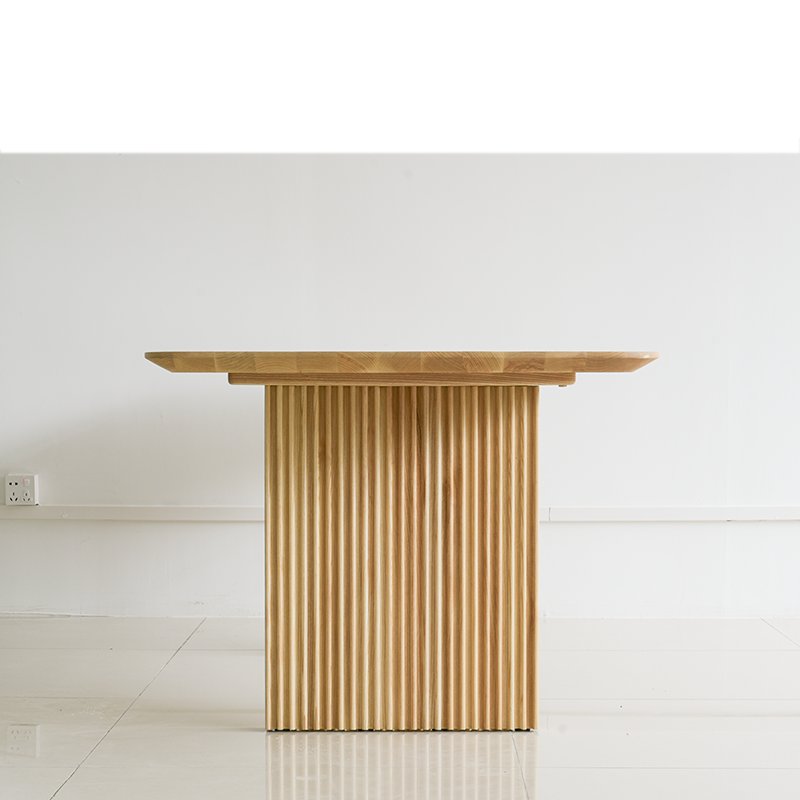 Nordic Designer Ten table Solid Wood Living Room Dining table Rectangular Wooden Simple And Fashionable Meal