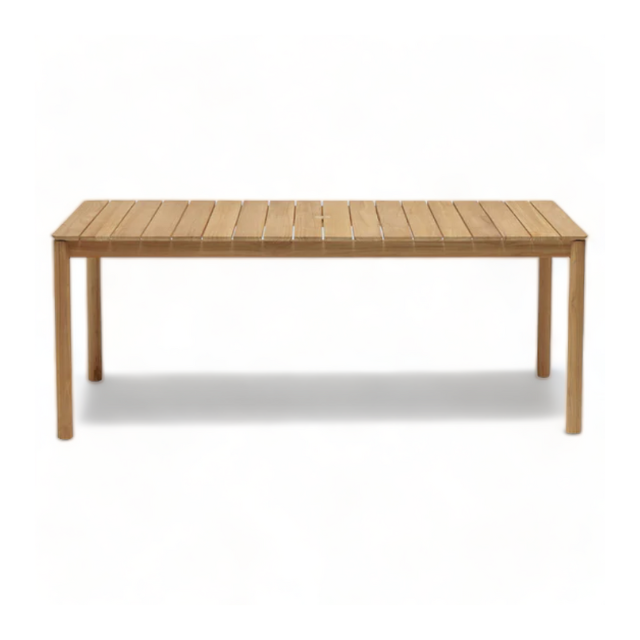 Smooth Untreated Teak Wood Dining Tables Contemporary Design Indoor And Outdoor Table Of Kitchen Home Hotel Restaurant Banquet