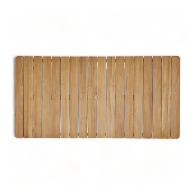 Smooth Untreated Teak Wood Dining Tables Contemporary Design Indoor And Outdoor Table Of Kitchen Home Hotel Restaurant Banquet