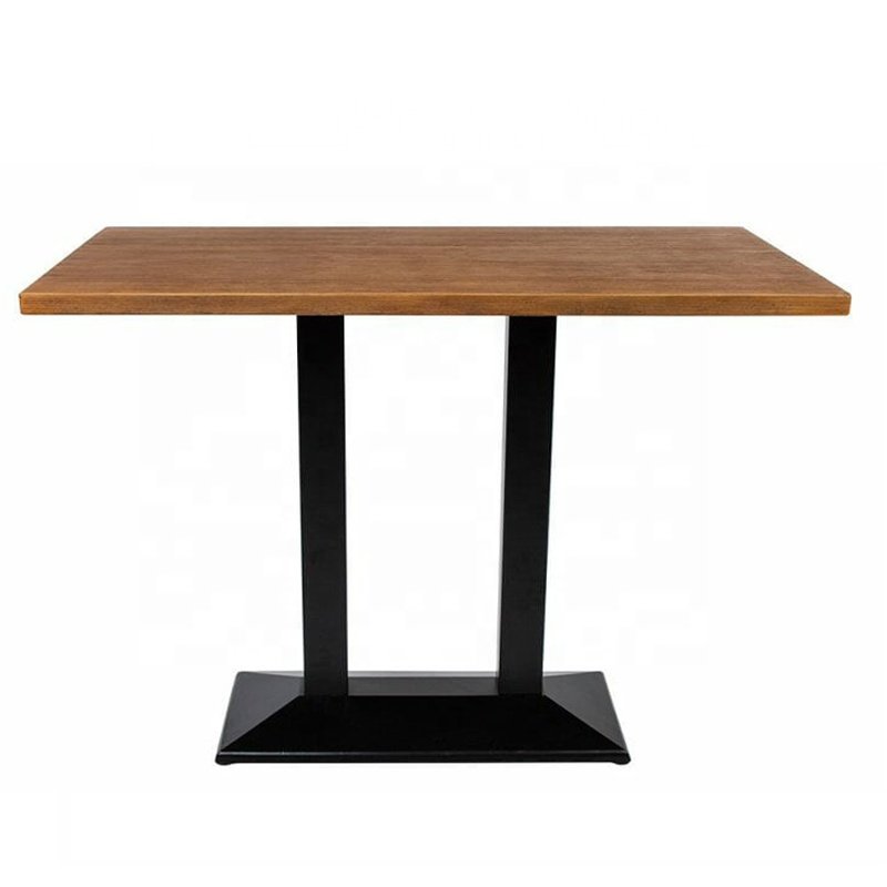 Best quality multi person hotel dining table set rectangle dining table with rotating plate for weddings and banquets