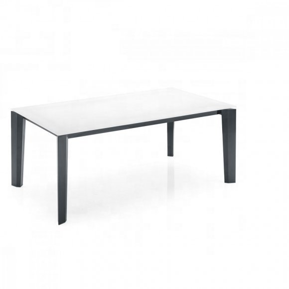 High Quality Luxury Large 10 Seaters Italian Metal Leg Ceramic Tile or Marble Top extendable Dining Table