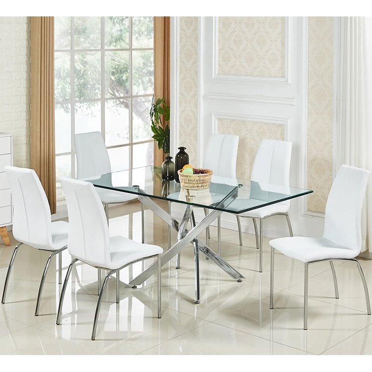 living room italian furniture modern european style nordic wooden oak round wood dining table