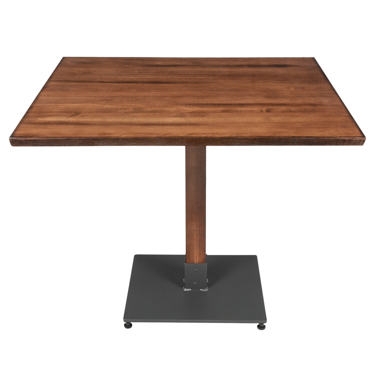 Indoor dining wooden diners american restaurant 2 chairs one table