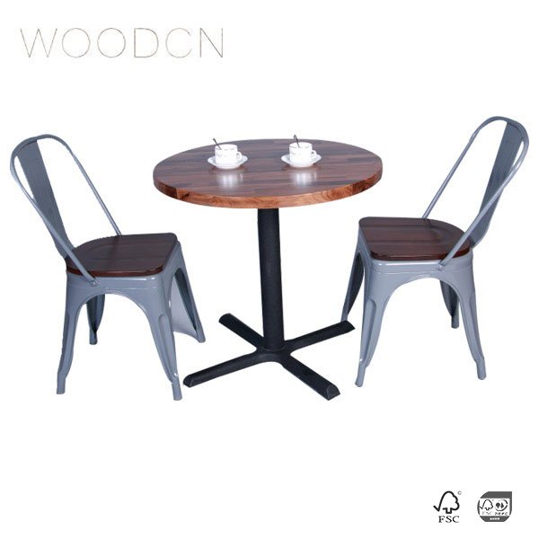 Solid Black walnut butcher block dining table