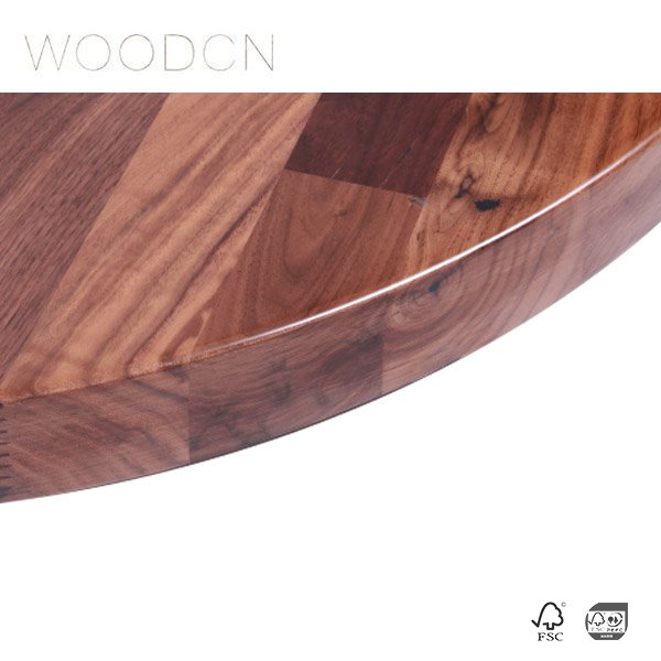 Solid Black walnut butcher block dining table