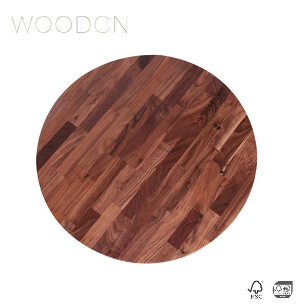 Solid Black walnut butcher block dining table