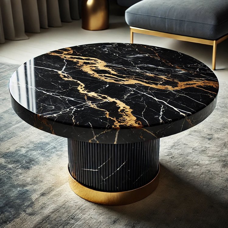 Hotel Commercial Furniture Custom Natural Jade Marble Granite Dining Table Luxury Elegant Solid Table Top and Base
